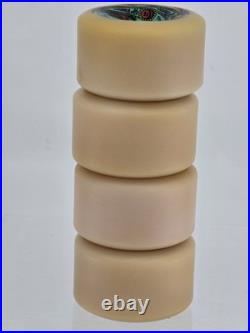 Vintage NOS Santa Cruz OJII TEAM RIDER Skateboard Wheels 95 61mm NATURAL