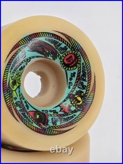 Vintage NOS Santa Cruz OJII TEAM RIDER Skateboard Wheels 95 61mm NATURAL