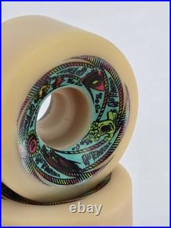 Vintage NOS Santa Cruz OJII TEAM RIDER Skateboard Wheels 95 61mm NATURAL