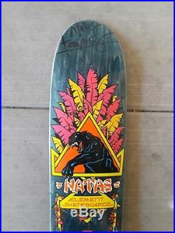 Vintage Natas Kaupas Element skateboard SIGNED Santa Cruz SMA 101