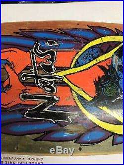 Vintage Natas skateboard deck Evil Cat SMA Santa Cruz Original Powell