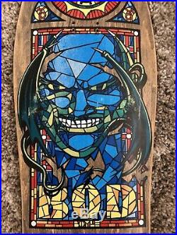 Vintage Nos Bod Boyle Stained Glass skateboard Santa Cruz Powell Peralta vision
