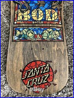 Vintage Nos Bod Boyle Stained Glass skateboard Santa Cruz Powell Peralta vision