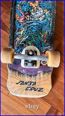 Vintage OG SANTA CRUZ Rob Roskopp target 5 skateboard RARE