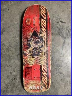 Vintage OG Santa Cruz Tom Knox Everslick Skateboard Deck