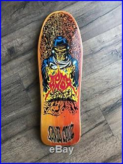 Vintage OG Santa Cruz Tom Knox Firepit Skateboard Deck