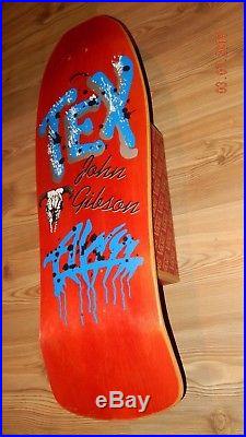 Vintage OG Skateboard John TexGibson 1989 Nos Santa Cruz Independent Full Size