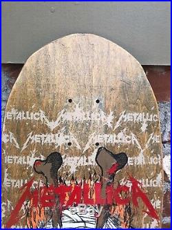 Vintage OG Very rare Skateboard Metallica Zorlac. Powell Peralta Alva Santa Cruz