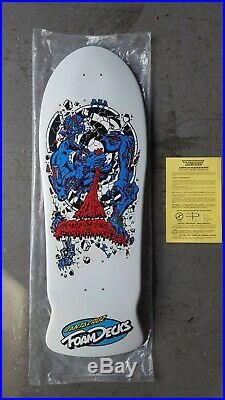 Vintage Original 1987 Rob Roskopp 4 Santa Cruz FOAM Air Tech Skateboard Deck NOS