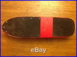 Vintage Original Santa Cruz Jammer Complete Skateboard. Rare Red Dip Colorway