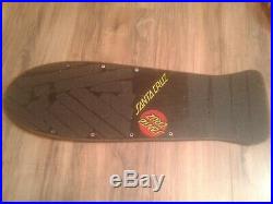 Vintage Original Santa Cruz SLASHER Keith Meek Pro Model Skateboard Deck Black