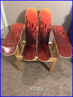 Vintage Powell Peralta Skateboard deck chair, Santa Cruz, Alba, Vision, G&S