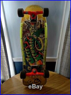 Vintage Rare Jeff Kendall skateboard authentic complete Graffiti Santa Cruz