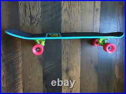Vintage Rare Santa Cruz Slasher Skateboard Bart Simpson 500th episode tech deck