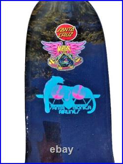 Vintage Re-issue Santa Cruz Natas Kaupas Skateboard Deck Prismatic Panther