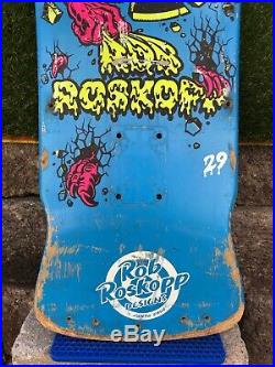 Vintage Rob Roskopp Target 3 Santa Cruz skateboard Powell Peralta sma blind G&S