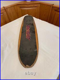 Vintage Santa Cruz 29 5- Ply 1970's Skateboard Deck