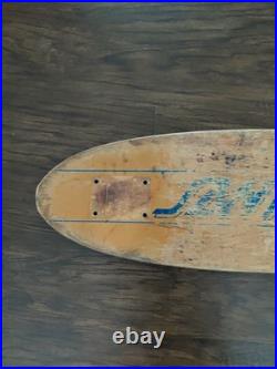 Vintage Santa Cruz 29 5- Ply 1970's Skateboard Deck Kicktail