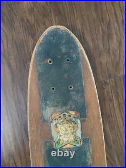 Vintage Santa Cruz 29 5- Ply 1970's Skateboard Deck Kicktail