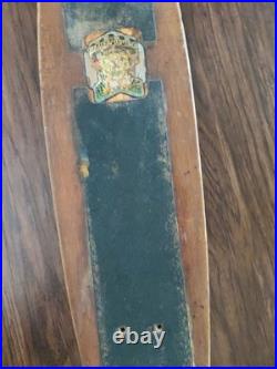 Vintage Santa Cruz 29 5- Ply 1970's Skateboard Deck Kicktail
