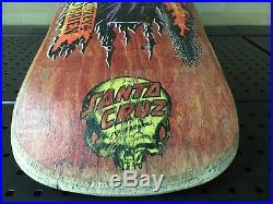 Vintage Santa Cruz Corey OBrien Reaper 80s Skateboard Deck