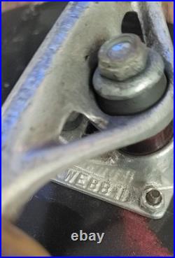 Vintage Santa Cruz Emmanuel Guzman Skateboard Deck with WEBB 11 trucks