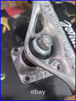 Vintage Santa Cruz Emmanuel Guzman Skateboard Deck with WEBB 11 trucks