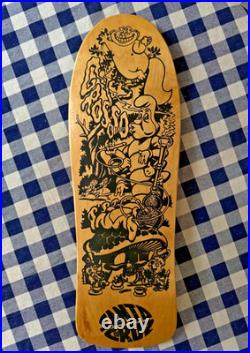 Vintage Santa Cruz Eric Dressen Jeff Grosso Alice In Wonderland Skateboard Deck