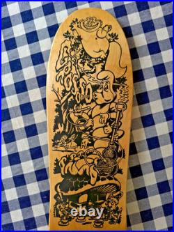 Vintage Santa Cruz Eric Dressen Jeff Grosso Alice In Wonderland Skateboard Deck