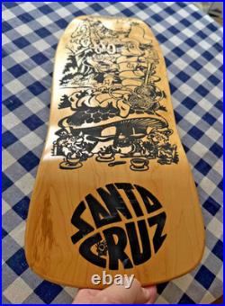 Vintage Santa Cruz Eric Dressen Jeff Grosso Alice In Wonderland Skateboard Deck