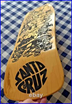 Vintage Santa Cruz Eric Dressen Jeff Grosso Alice In Wonderland Skateboard Deck