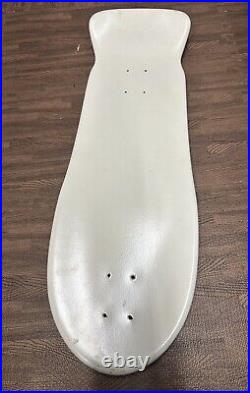 Vintage Santa Cruz Foam Deck White Skateboard