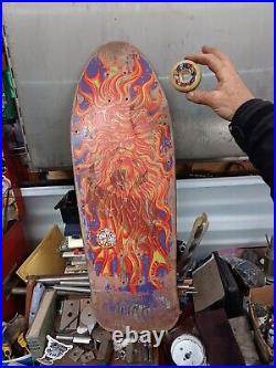 Vintage Santa Cruz Jason Jessee 80s Sungod Skate Deck