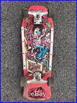 Vintage Santa Cruz Jeff Grosso Toy Box Skateboard Venture Bullet Speed Wheels
