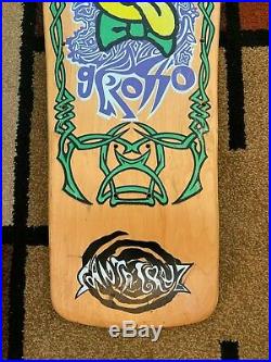 Vintage Santa Cruz Jeff Grosso skateboard Deck. Santa Cruz Skateboards