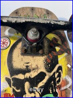 Vintage Santa Cruz Jeff Kendall Complete Skateboard 1990 Atomic Man Tracker