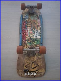 Vintage Santa Cruz Jeff Kendall Complete Skateboard Deck OG Independent Trucks