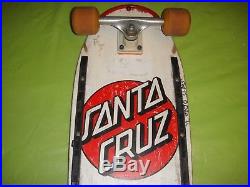 Vintage Santa Cruz R/S 10 Skateboard Tracker Powell Peralta cubics Cellblock