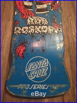 Vintage Santa Cruz Rob Roskopp 3 Skateboard