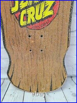Vintage Santa Cruz Rob Roskopp Tiki Face Skateboard Deck for Display Only