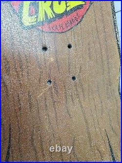 Vintage Santa Cruz Rob Roskopp Tiki Face Skateboard Deck for Display Only
