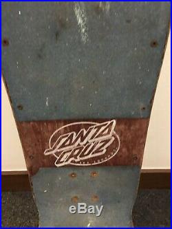 Vintage Santa Cruz Rob Roskopp V Skateboard Powell Peralta Alva