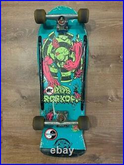 Vintage Santa Cruz Rob Roskopp skateboard, Breakout 3