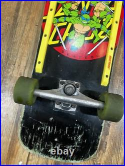 Vintage Santa Cruz Skateboard Complete Ninja Turtles