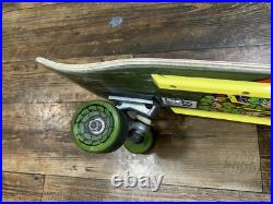 Vintage Santa Cruz Skateboard Complete Ninja Turtles