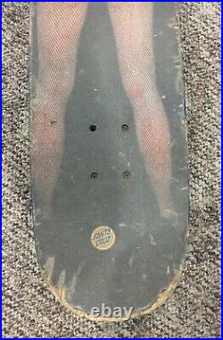 Vintage, Santa Cruz Skateboard Santa Cruz Risqué Fishnet Stocking Girl RARE+