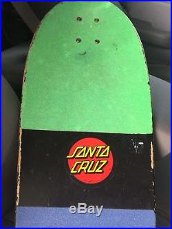Vintage Santa Cruz Slasher Meek Model Skateboard Skate Deck Board OG Old School