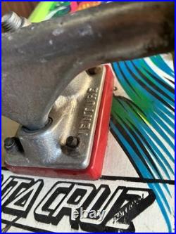 Vintage Santa Cruz Slasher Skateboard Perralta Bones Threes fishtail Meek r/sc