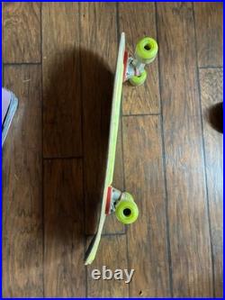 Vintage Santa Cruz Slasher Skateboard Perralta Bones Threes fishtail Meek r/sc