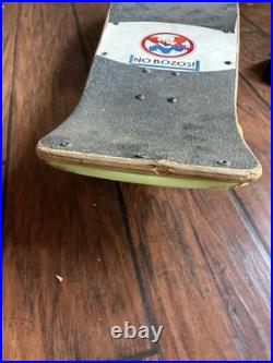 Vintage Santa Cruz Slasher Skateboard Perralta Bones Threes fishtail Meek r/sc